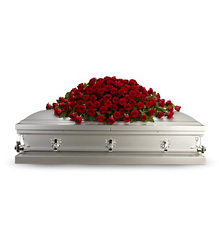 Greatest Love Casket Spray Upper Darby Polites Florist, Springfield Polites Florist